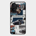 Porsche Group Art Glass Case Cover For Vivo T4 Pro 5G