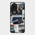 Porsche Group Art Glass Case Cover For Vivo T4R 5G