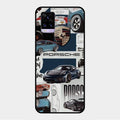 Porsche Group Art Glass Case Cover For Vivo V20