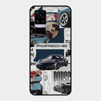 Porsche Group Art Glass Case Cover For Vivo V20