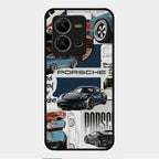 Porsche Group Art Glass Case Cover For Vivo V25 5G