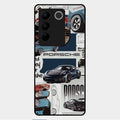 Porsche Group Art Glass Case Cover For Vivo V27 Pro 5G