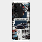 Porsche Group Art Glass Case Cover For Vivo V29 5G