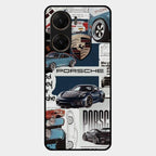Porsche Group Art Glass Case Cover For Vivo V29E 5G