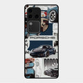 Porsche Group Art Glass Case Cover For Vivo V30 Pro 5G
