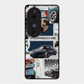Porsche Group Art Glass Case Cover For Vivo V40 5G