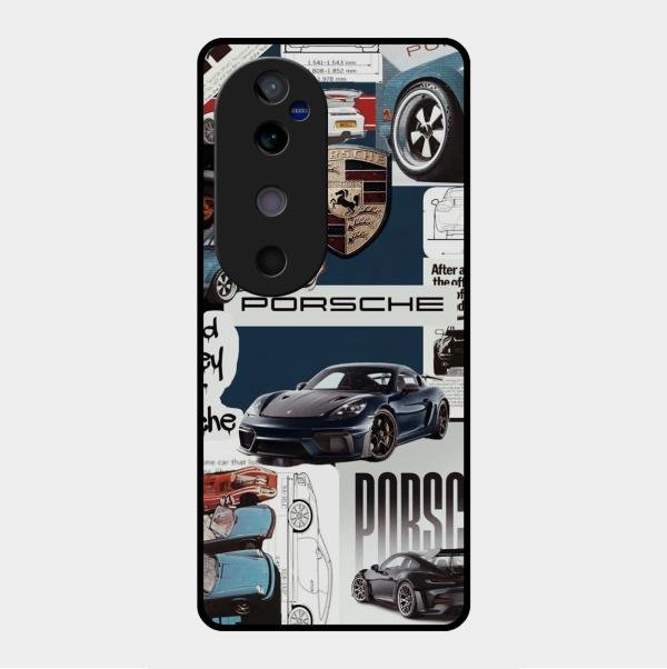 Porsche Group Art Glass Case Cover For Vivo V40 5G