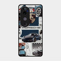 Porsche Group Art Glass Case Cover For Vivo V40 Pro 5G