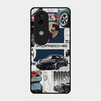 Porsche Group Art Glass Case Cover For Vivo V40E 5G