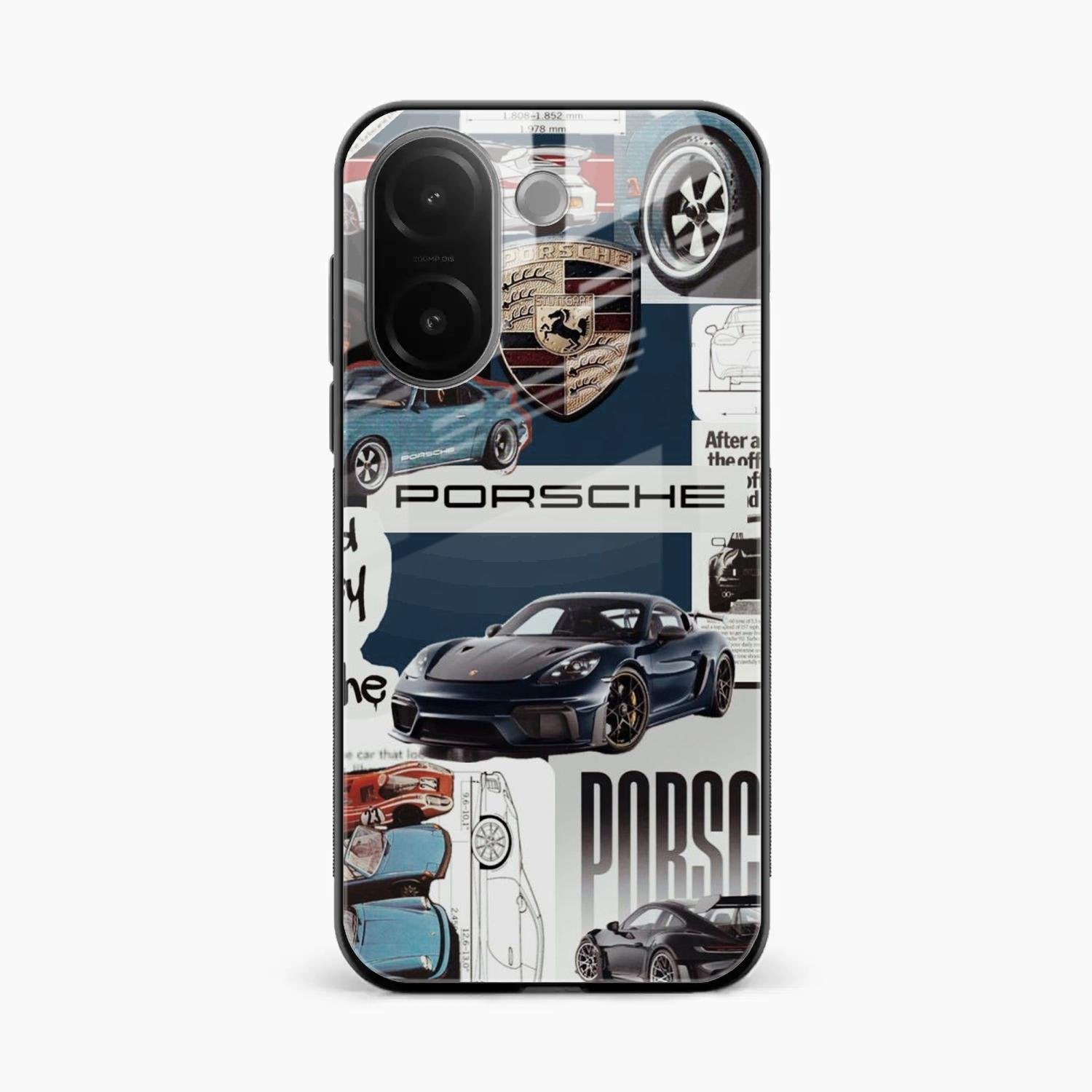 Porsche Group Art Glass Case Cover For Vivo V60e 5G