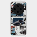 Porsche Group Art Glass Case Cover For Vivo X100 5G