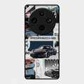 Porsche Group Art Glass Case Cover For Vivo X100 Pro 5G