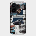 Porsche Group Art Glass Case Cover For Vivo X200 Fe 5G