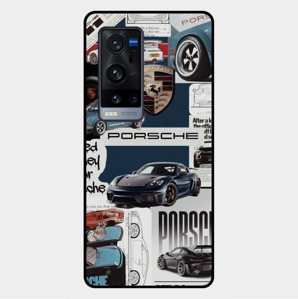 Porsche Group Art Glass Case Cover For Vivo X60 Pro Plus 5G