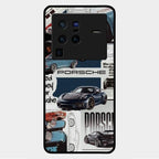 Porsche Group Art Glass Case Cover For Vivo X80 Pro 5G