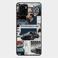 Porsche Group Art Glass Case Cover For Vivo Y01