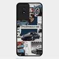 Porsche Group Art Glass Case Cover For Vivo Y02T