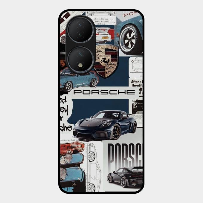Porsche Group Art Glass Case Cover For Vivo Y100 5G
