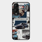 Porsche Group Art Glass Case Cover For Vivo Y17S