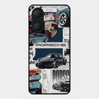 Porsche Group Art Glass Case Cover For Vivo Y18E