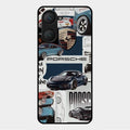Porsche Group Art Glass Case Cover For Vivo Y18T