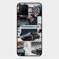 Porsche Group Art Glass Case Cover For Vivo Y21