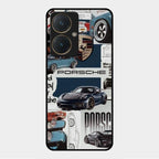 Porsche Group Art Glass Case Cover For Vivo Y27