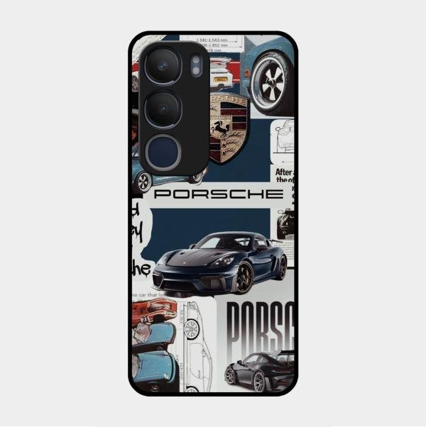 Porsche Group Art Glass Case Cover For Vivo Y29 5G