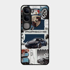Porsche Group Art Glass Case Cover For Vivo Y300 5G