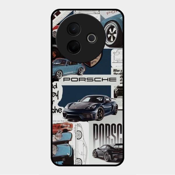 Porsche Group Art Glass Case Cover For Vivo Y39 5G