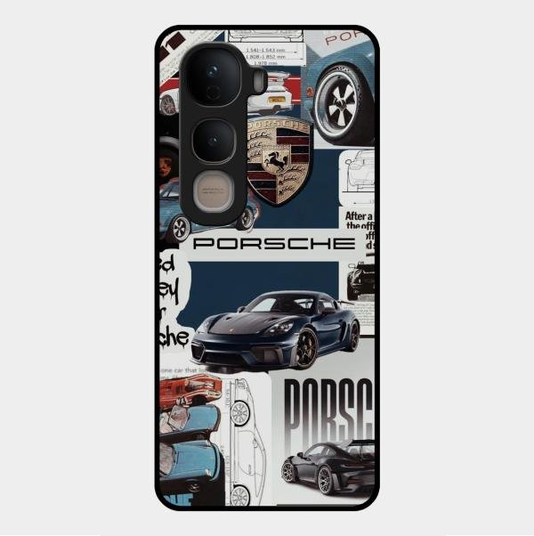 Porsche Group Art Glass Case Cover For Vivo Y400 5G