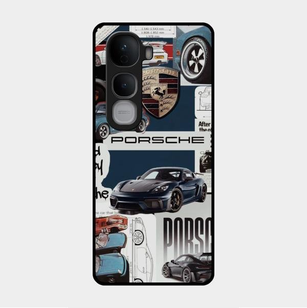 Porsche Group Art Glass Case Cover For Vivo Y400 Pro 5G