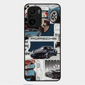 Porsche Group Art Glass Case Cover For Xiaomi Mi 11X 5G
