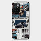 Porsche Group Art Glass Case Cover For Xiaomi Redmi 10 Prime