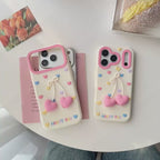 Dreamy Hearts Charm Phone Case