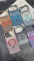 Wovan Gradient MagSafe Case for iPhone – Premium Woven Design Back Cover