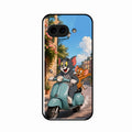 Cartoon Scooter Adventure Premium Glass Phone Case for Google Pixel 10A 5G