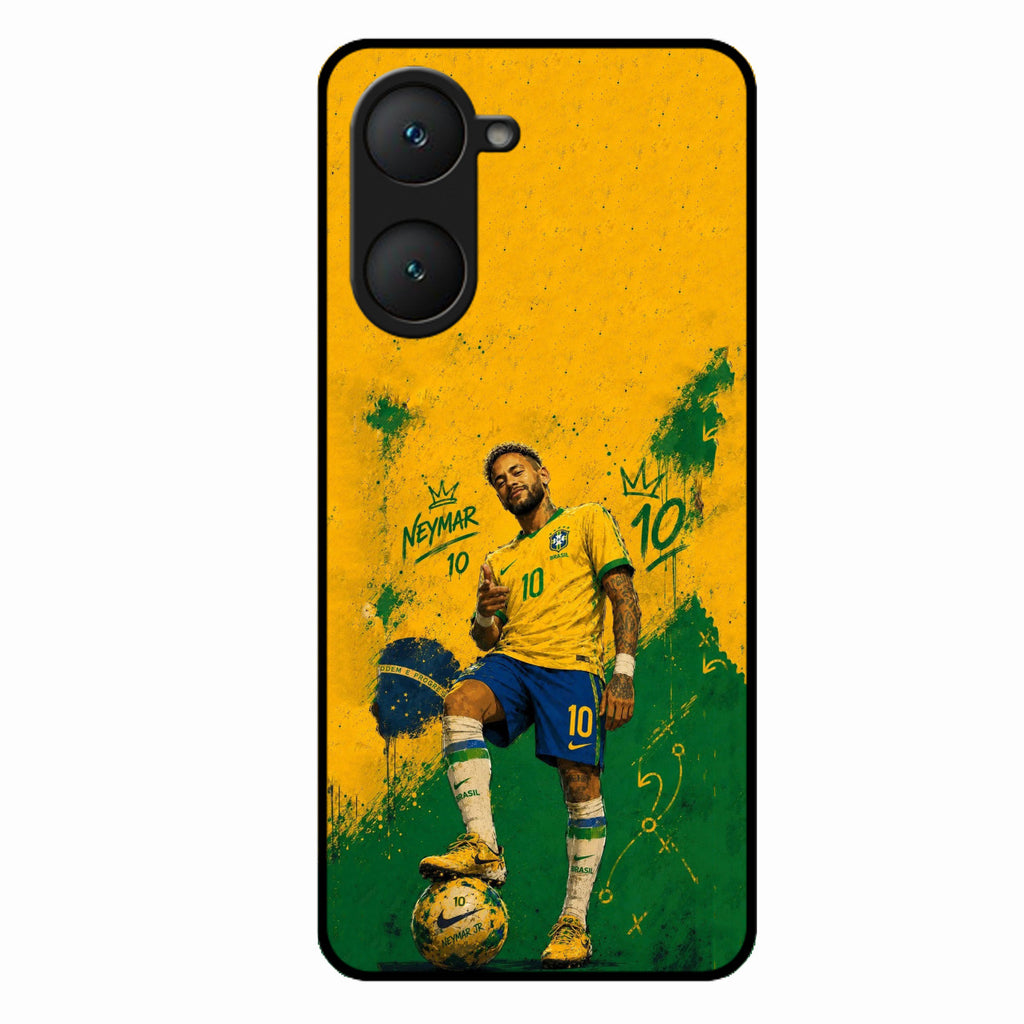 Golden Striker Glass Phone Case for Oppo A6X 5G