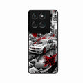 Japanese Wave Drift Racing Premium Glass Phone Case for Motorola Edge 60 Stylus 5G