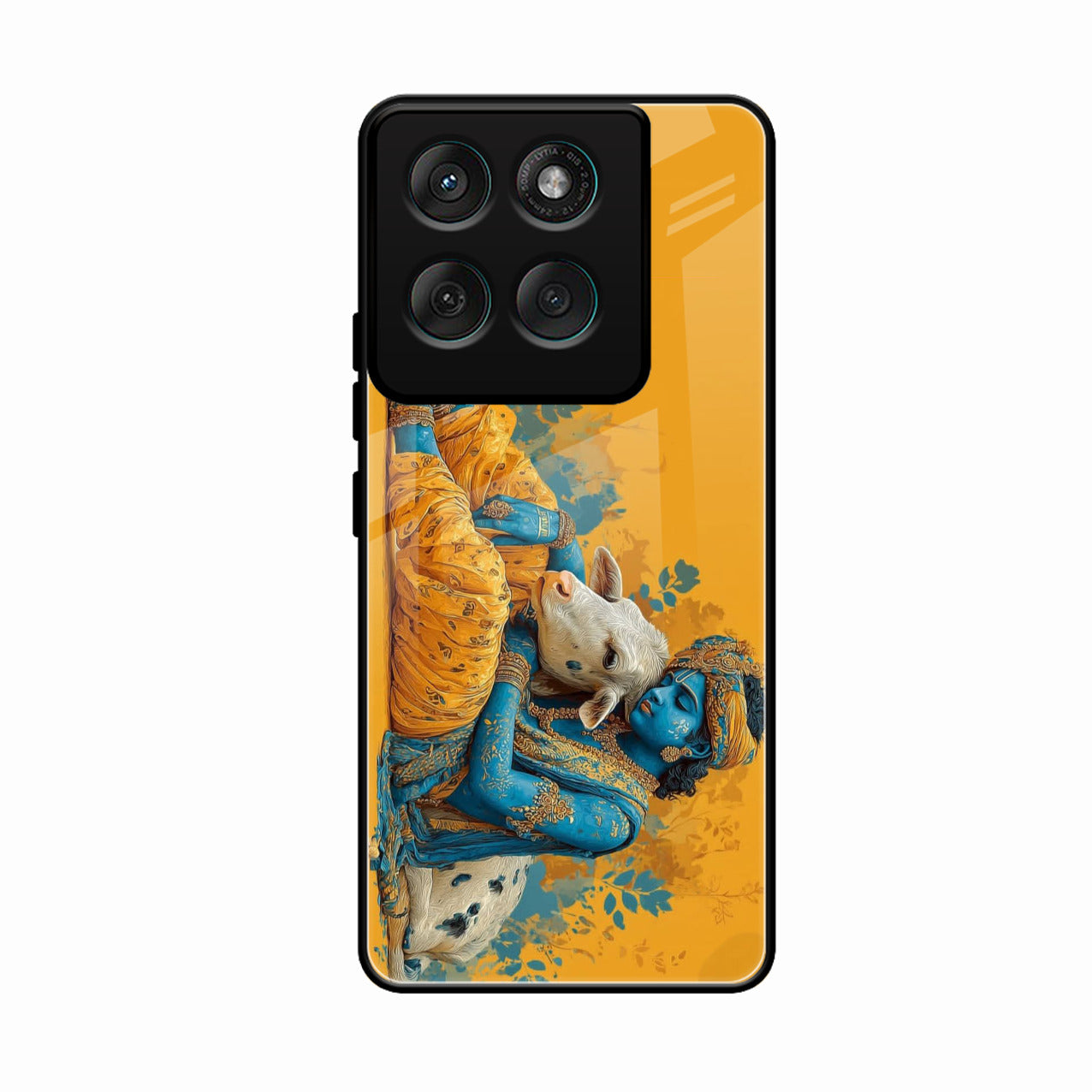 Divine Krishna Gopal Premium Glass Phone Case for Motorola Edge 60 Fusion 5G