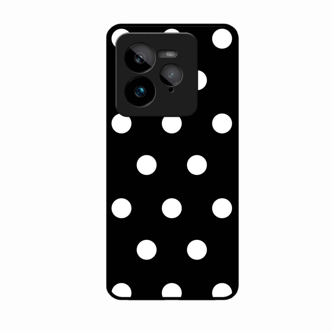 Classic Polka Dot Glass Phone Case for Realme Gt 7 Pro