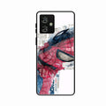 Red Blue Web Hero Glass Phone Cover for Motorola G64 5G