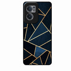 Midnight Gold Geometric Premium Glass Phone Case for Oneplus Nord Ce 2 5G