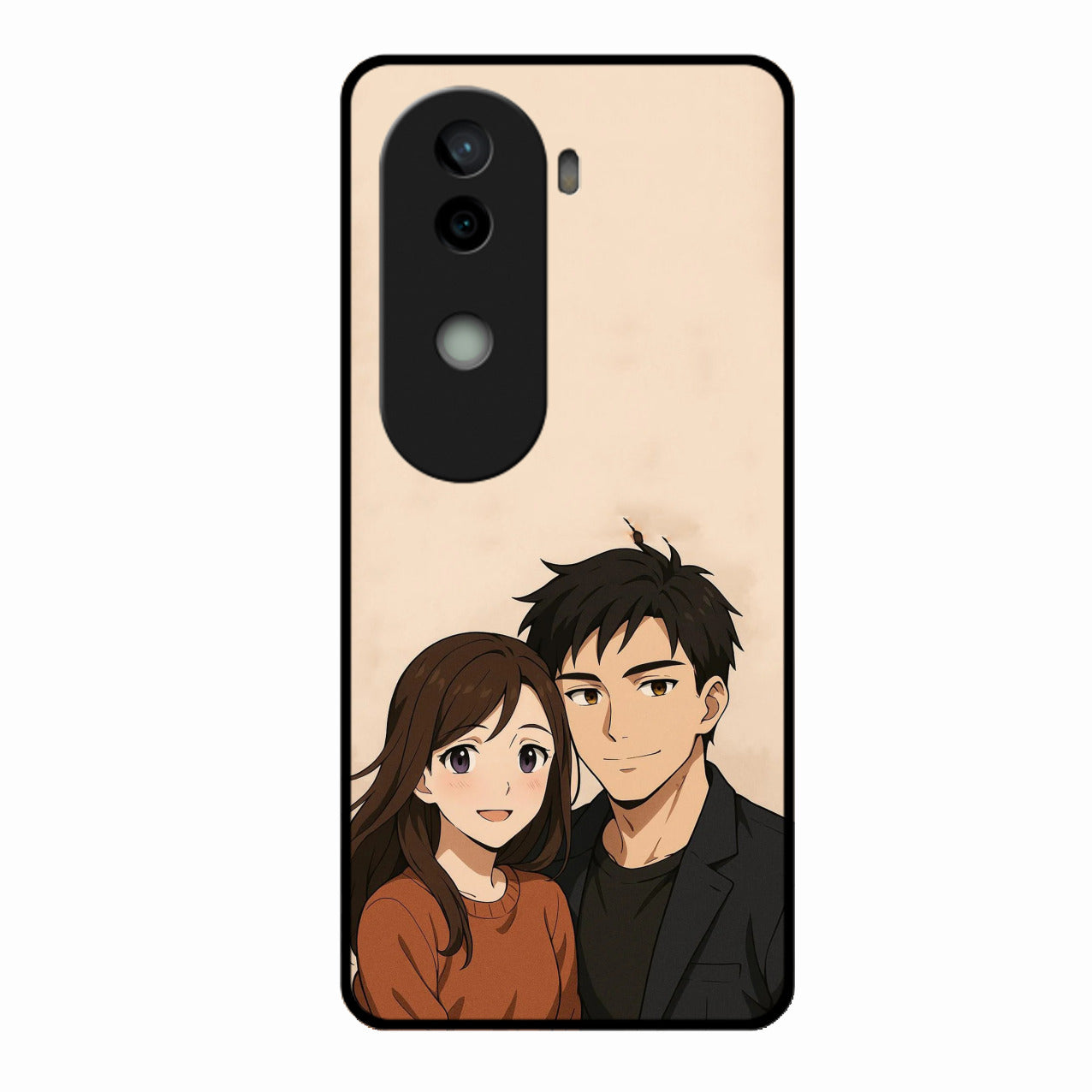 Custom Personalised Art Photo Glass Case for Vivo V40E 5G