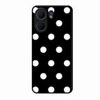 Classic Polka Dot Glass Phone Case for Oppo A5X 5G