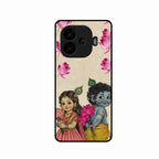 Krishna Eternal Lotus Glass Case for iQOO Neo 10R 5G