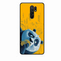 Cute Panda Sketch Premium Glass Phone Case for Redmi 9 Prime