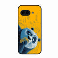 Cute Panda Sketch Premium Glass Phone Case for Google Pixel 9A 5G