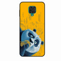 Cute Panda Sketch Premium Glass Phone Case for Redmi Note 9 Pro Max