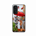 Rainy Day Cartoon Glass Phone Case for iQOO Neo 9 Pro 5G